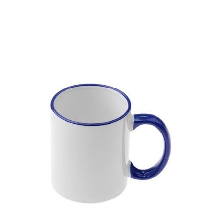 MUG 11oz - RIM & HANDLE - BLUE