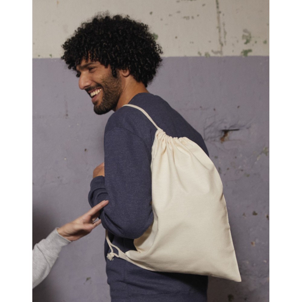 Cotton Backpack Single Drawstring