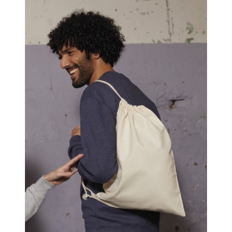 Cotton Backpack Single Drawstring