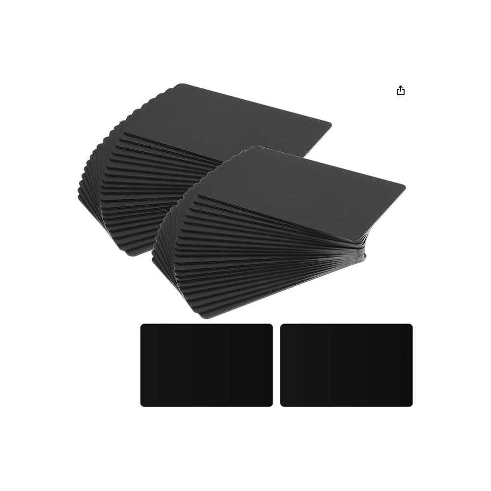 Black PVC NFC Cards 10 pack