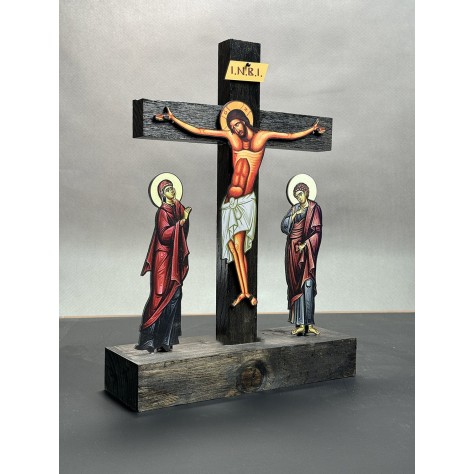 Crucifix Sorrowful with Base 35cm
