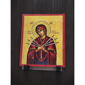 Our Lady Mary of Seven Sorrows 24x30cm