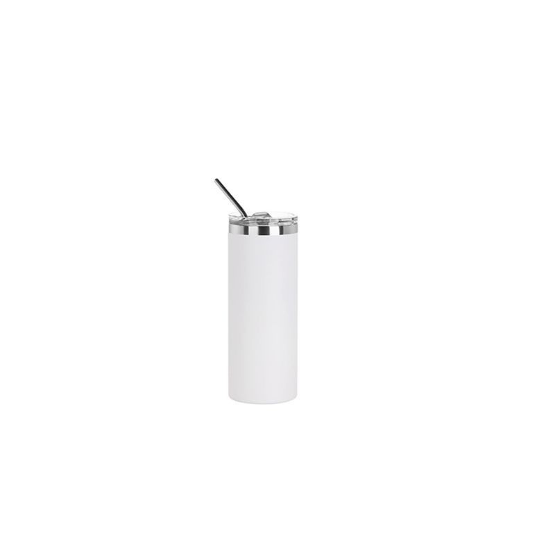 Skinny Tumbler 16oz 450ml White  Matt