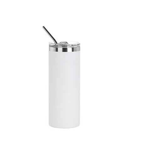 Skinny Tumbler 16oz 450ml White Matt Skinny Tumbler 16oz 450ml White Matt